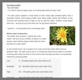 Counting Pollen