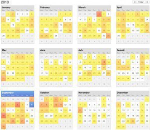 2013 calendar